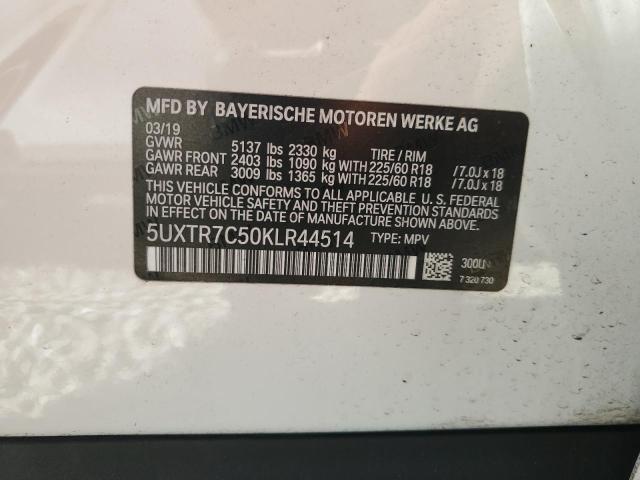 Photo 12 VIN: 5UXTR7C50KLR44514 - BMW X3 SDRIVE3 