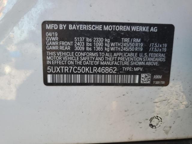 Photo 11 VIN: 5UXTR7C50KLR46862 - BMW X3 SDRIVE3 