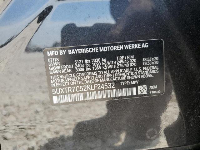 Photo 12 VIN: 5UXTR7C52KLF24532 - BMW X3 SDRIVE3 