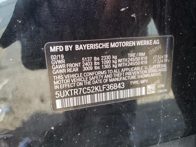 Photo 12 VIN: 5UXTR7C52KLF36843 - BMW X3 SDRIVE3 