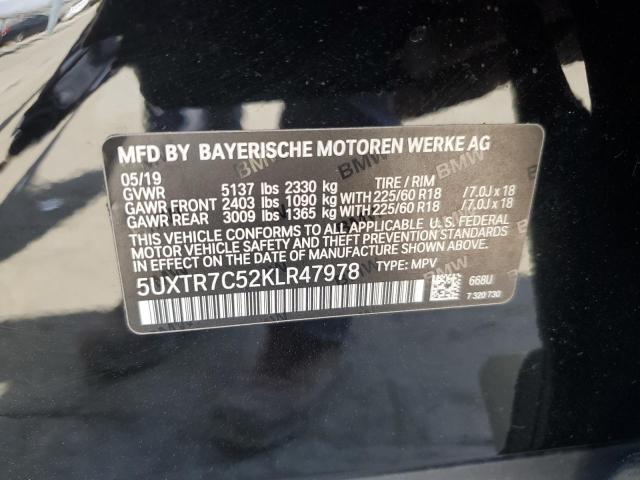 Photo 12 VIN: 5UXTR7C52KLR47978 - BMW X3 SDRIVE3 