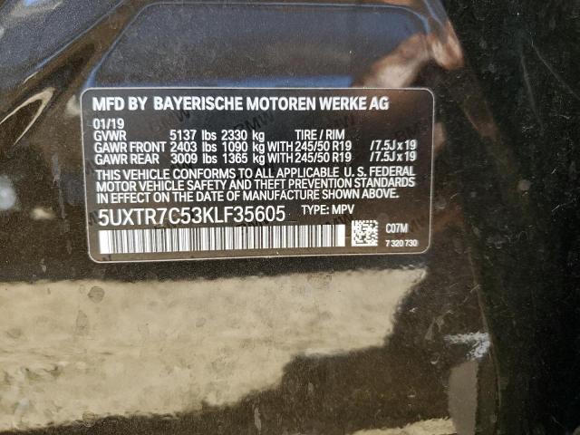 Photo 11 VIN: 5UXTR7C53KLF35605 - BMW X3 SDRIVE3 