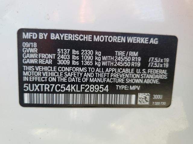 Photo 12 VIN: 5UXTR7C54KLF28954 - BMW X3 SDRIVE3 