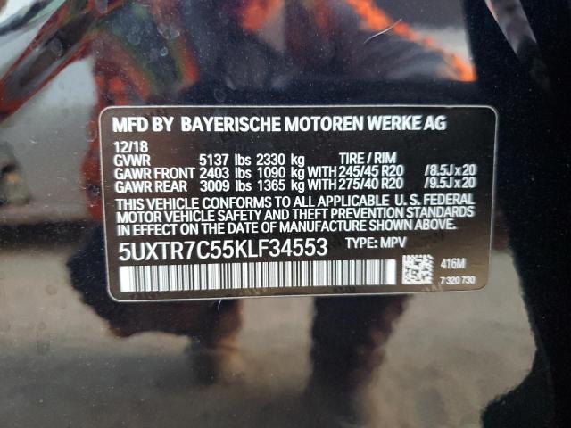 Photo 13 VIN: 5UXTR7C55KLF34553 - BMW X3 SDRIVE3 