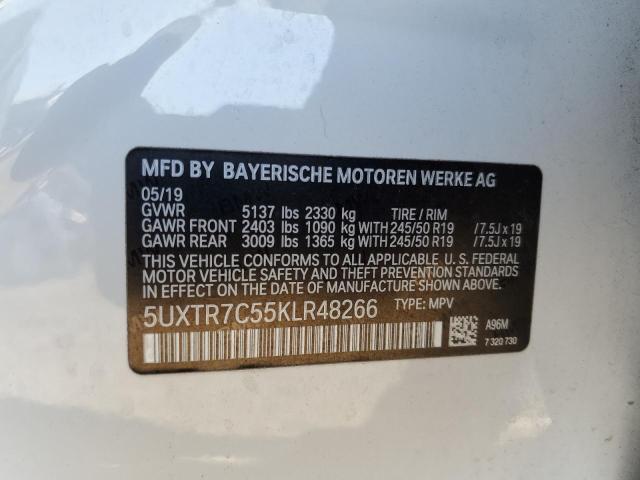 Photo 12 VIN: 5UXTR7C55KLR48266 - BMW X3 SDRIVE3 