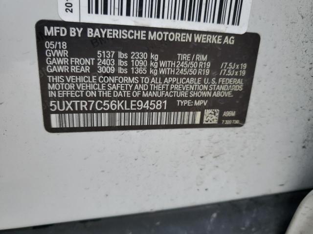 Photo 13 VIN: 5UXTR7C56KLE94581 - BMW X3 SDRIVE3 