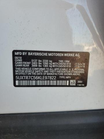 Photo 12 VIN: 5UXTR7C56KLE97822 - BMW X3 SDRIVE3 