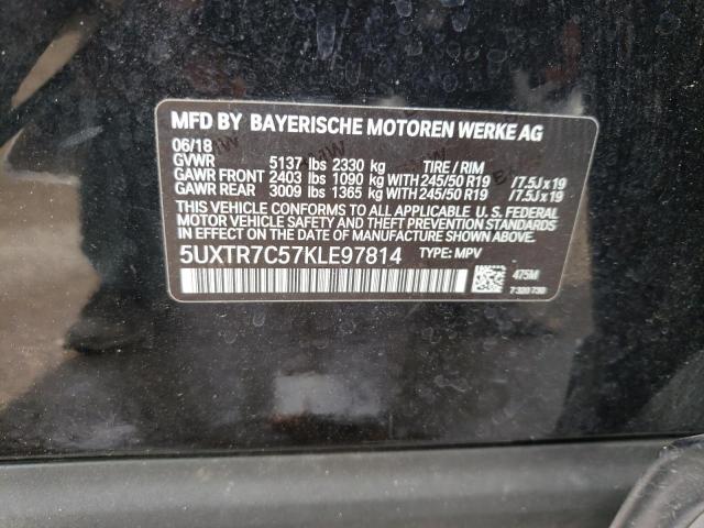 Photo 9 VIN: 5UXTR7C57KLE97814 - BMW X3 