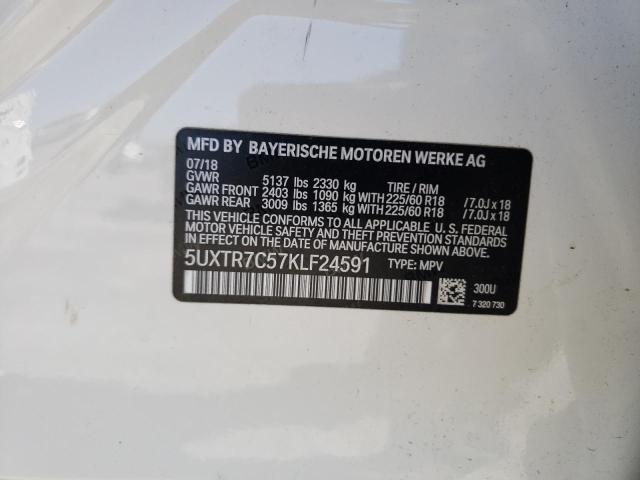 Photo 12 VIN: 5UXTR7C57KLF24591 - BMW X3 SDRIVE3 