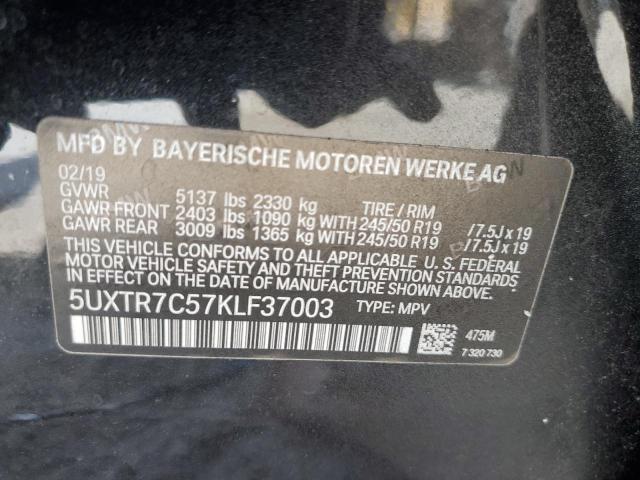 Photo 13 VIN: 5UXTR7C57KLF37003 - BMW X3 SDRIVE3 