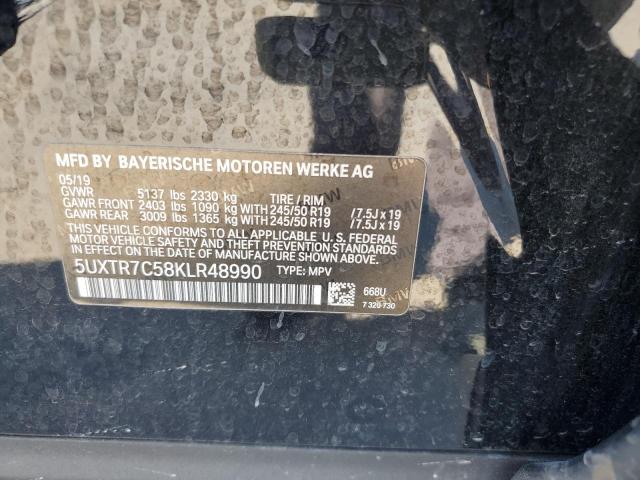 Photo 12 VIN: 5UXTR7C58KLR48990 - BMW X3 