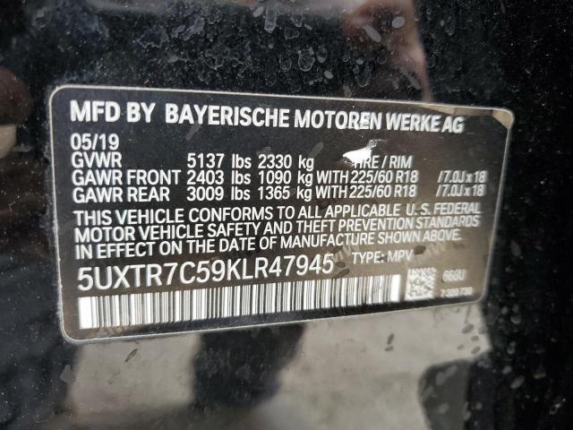 Photo 12 VIN: 5UXTR7C59KLR47945 - BMW X3 SDRIVE3 