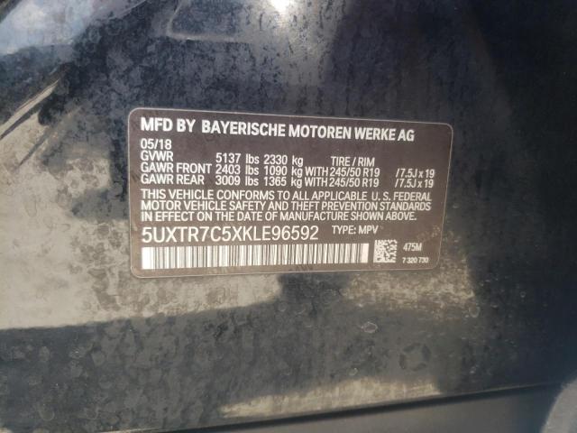 Photo 11 VIN: 5UXTR7C5XKLE96592 - BMW X3 