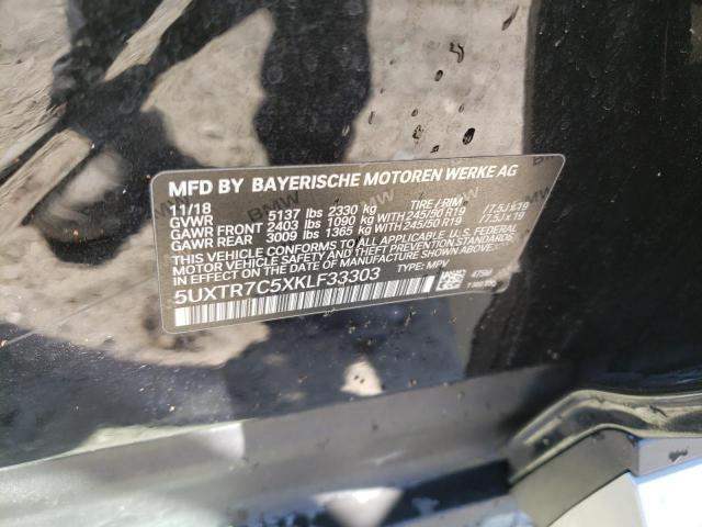 Photo 12 VIN: 5UXTR7C5XKLF33303 - BMW X3 SDRIVE3 