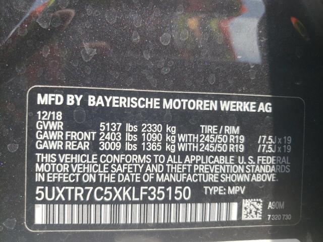 Photo 13 VIN: 5UXTR7C5XKLF35150 - BMW X3 SDRIVE3 