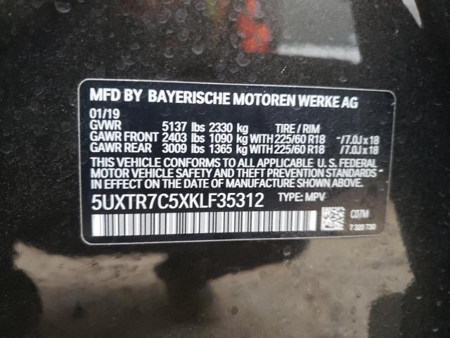 Photo 12 VIN: 5UXTR7C5XKLF35312 - BMW X3 SDRIVE3 