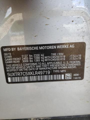 Photo 12 VIN: 5UXTR7C5XKLR49719 - BMW X3 SDRIVE3 