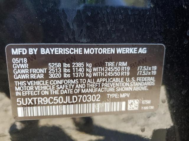 Photo 12 VIN: 5UXTR9C50JLD70302 - BMW X3 XDRIVE3 