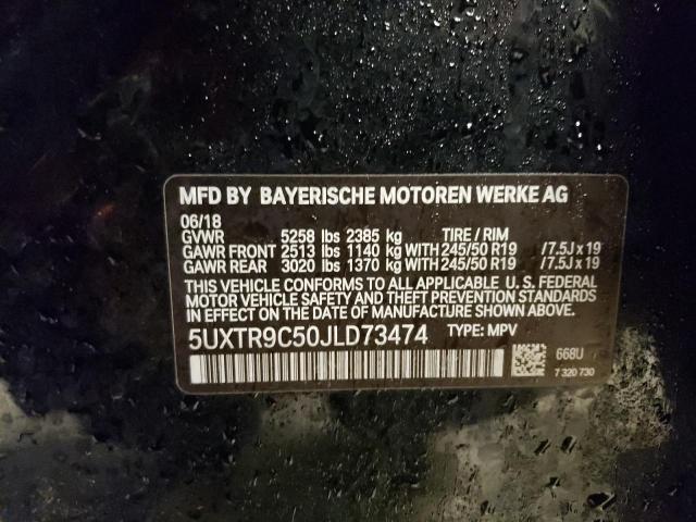 Photo 12 VIN: 5UXTR9C50JLD73474 - BMW X3 