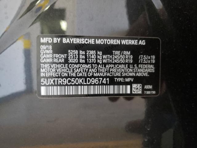 Photo 9 VIN: 5UXTR9C50KLD96741 - BMW X3 XDRIVE3 