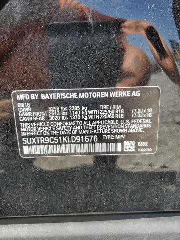 Photo 11 VIN: 5UXTR9C51KLD91676 - BMW X3 XDRIVE3 