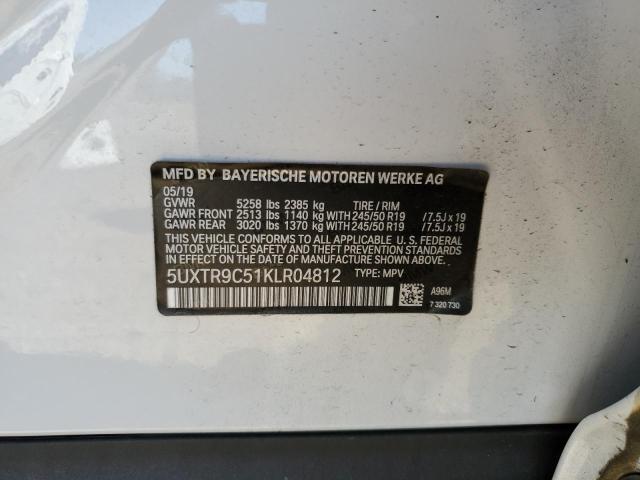 Photo 12 VIN: 5UXTR9C51KLR04812 - BMW X3 XDRIVE3 