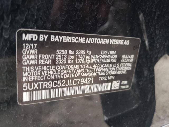 Photo 13 VIN: 5UXTR9C52JLC79421 - BMW X3 XDRIVE3 