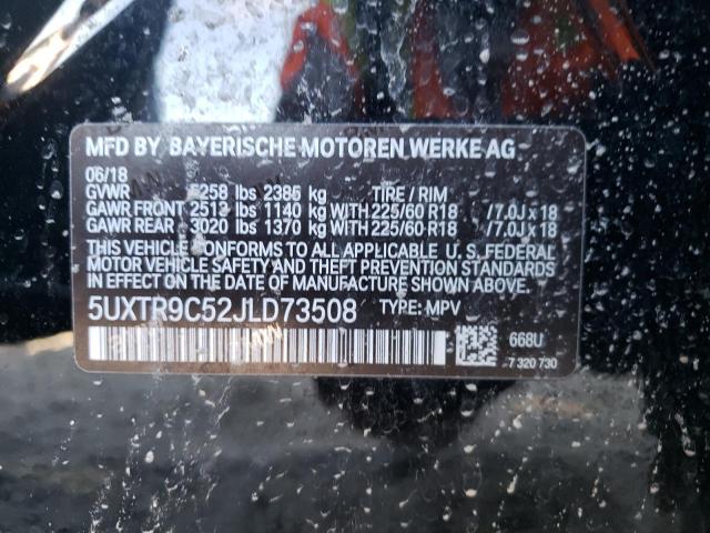 Photo 11 VIN: 5UXTR9C52JLD73508 - BMW X3 XDRIVE3 