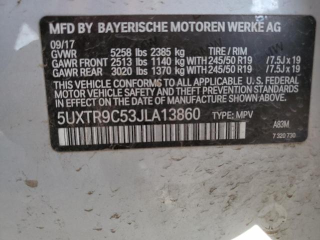 Photo 12 VIN: 5UXTR9C53JLA13860 - BMW X3 