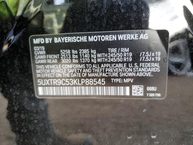 Photo 12 VIN: 5UXTR9C53KLP88545 - BMW X3 XDRIVE3 