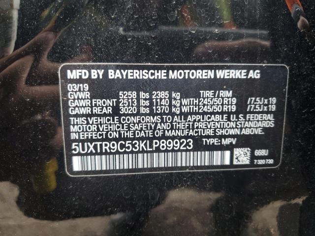 Photo 12 VIN: 5UXTR9C53KLP89923 - BMW X3 