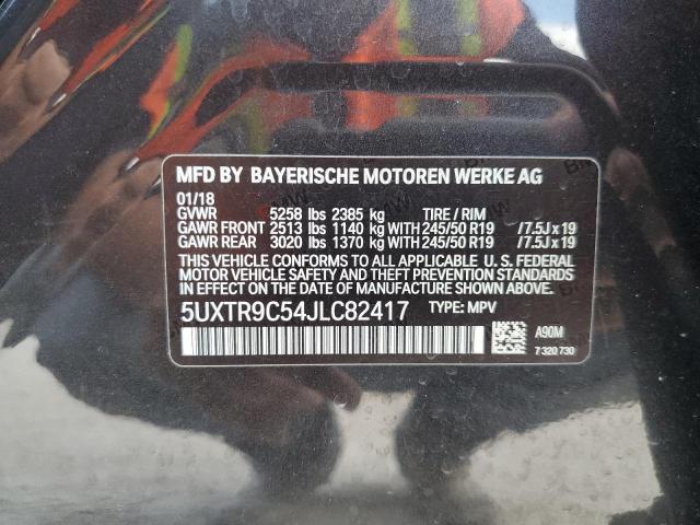 Photo 12 VIN: 5UXTR9C54JLC82417 - BMW X3 XDRIVE3 