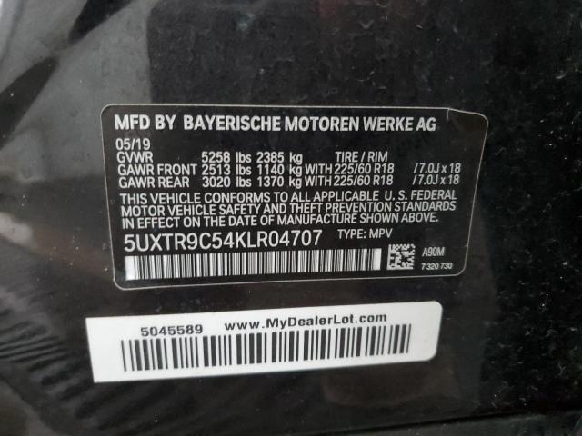 Photo 13 VIN: 5UXTR9C54KLR04707 - BMW X3 