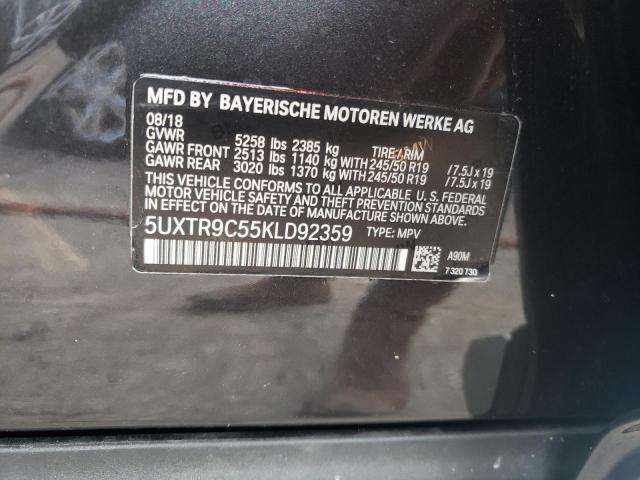 Photo 12 VIN: 5UXTR9C55KLD92359 - BMW X3 XDRIVE3 