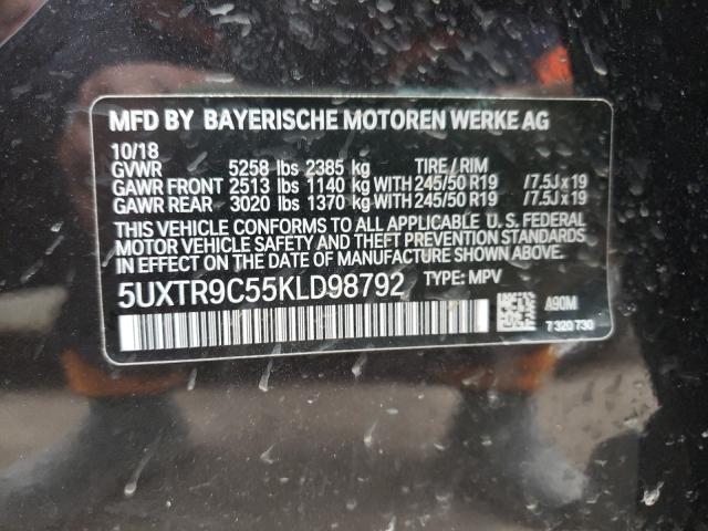 Photo 9 VIN: 5UXTR9C55KLD98792 - BMW X3 