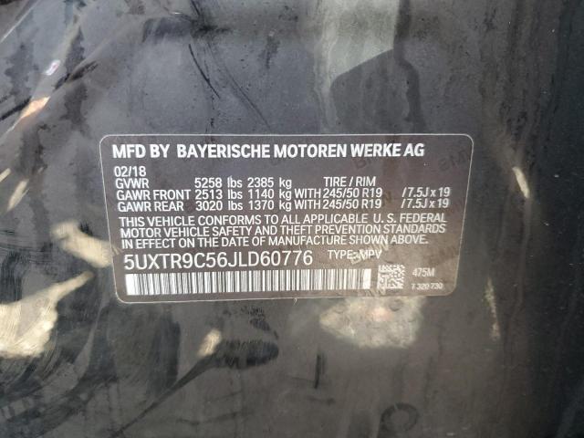 Photo 9 VIN: 5UXTR9C56JLD60776 - BMW X3 XDRIVE3 