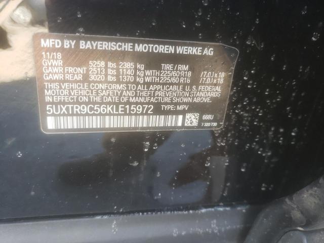 Photo 9 VIN: 5UXTR9C56KLE15972 - BMW X3 XDRIVE3 