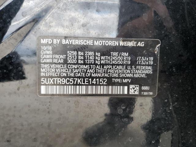 Photo 12 VIN: 5UXTR9C57KLE14152 - BMW X3 XDRIVE3 