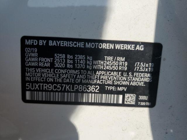 Photo 12 VIN: 5UXTR9C57KLP86362 - BMW X3 XDRIVE3 