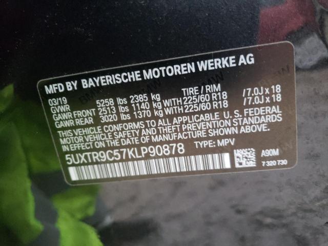 Photo 13 VIN: 5UXTR9C57KLP90878 - BMW X3 XDRIVE3 