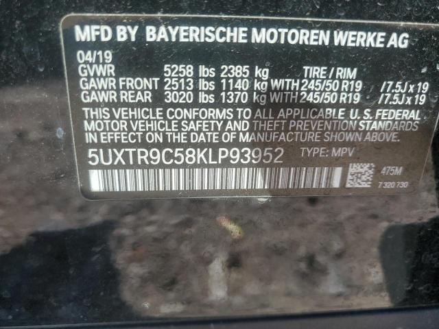 Photo 12 VIN: 5UXTR9C58KLP93952 - BMW X3 XDRIVE3 