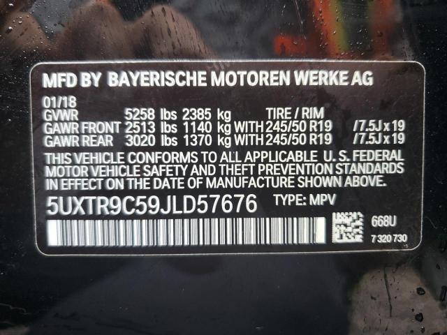 Photo 12 VIN: 5UXTR9C59JLD57676 - BMW X3 