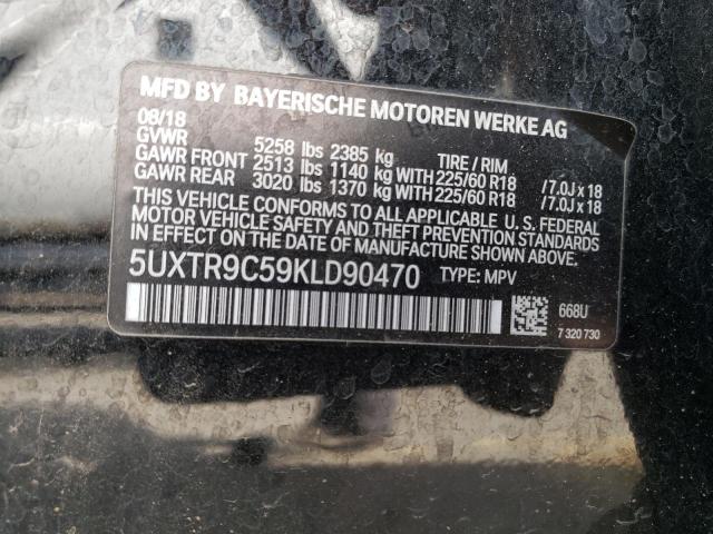 Photo 12 VIN: 5UXTR9C59KLD90470 - BMW X3 