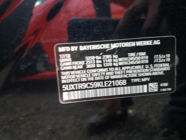 Photo 9 VIN: 5UXTR9C59KLE21068 - BMW X3 XDRIVE3 