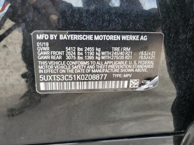 Photo 12 VIN: 5UXTS3C51K0Z08877 - BMW X3 