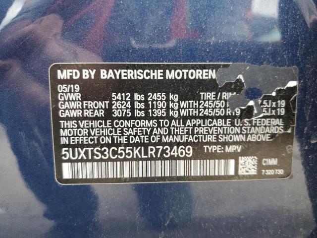 Photo 9 VIN: 5UXTS3C55KLR73469 - BMW X3 XDRIVEM 