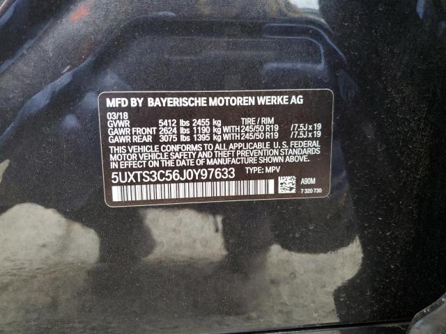 Photo 12 VIN: 5UXTS3C56J0Y97633 - BMW X3 