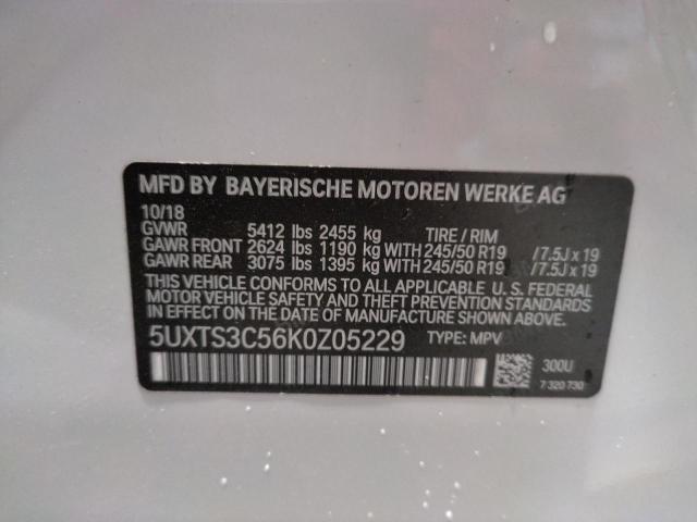 Photo 13 VIN: 5UXTS3C56K0Z05229 - BMW X3 XDRIVEM 