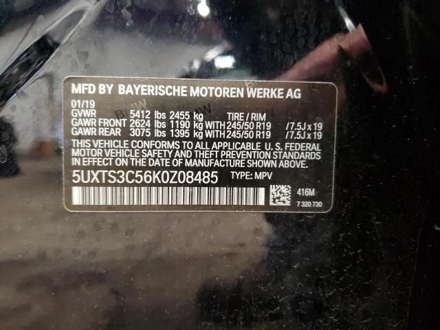 Photo 11 VIN: 5UXTS3C56K0Z08485 - BMW X3 