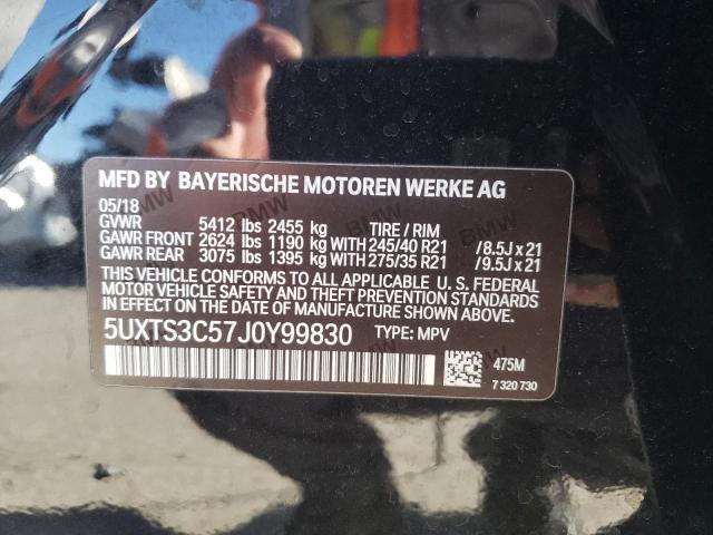 Photo 9 VIN: 5UXTS3C57J0Y99830 - BMW X3 